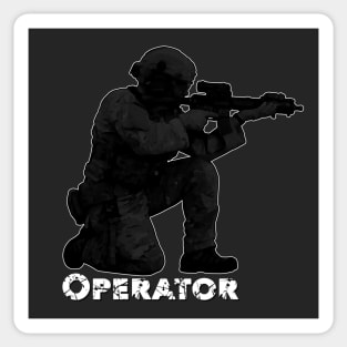 Operator - Black Sticker